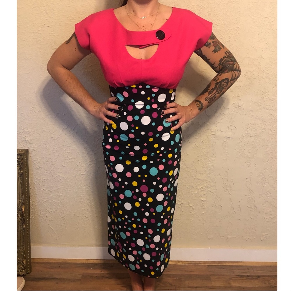 Bettie page polka dot dress